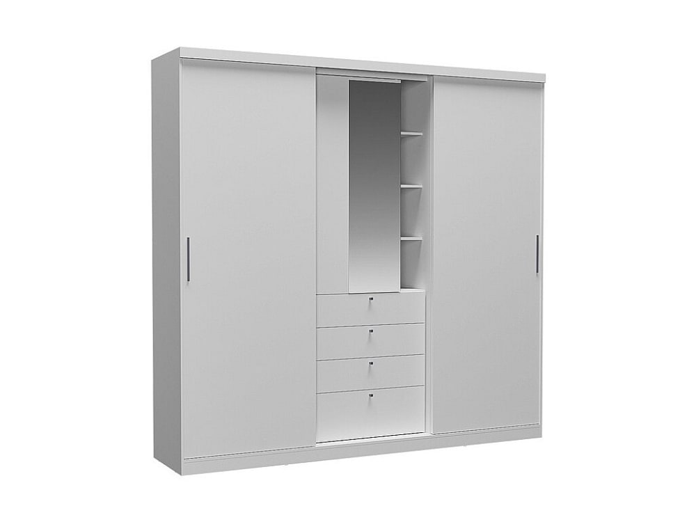 Armoire panneau de particule blanc