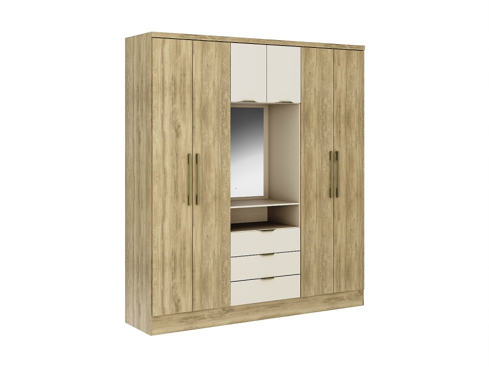 Armoire panneau de particule beige