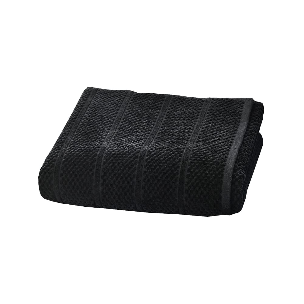 Serviette de toilette en coton 500 g/m² noir 50x100cm