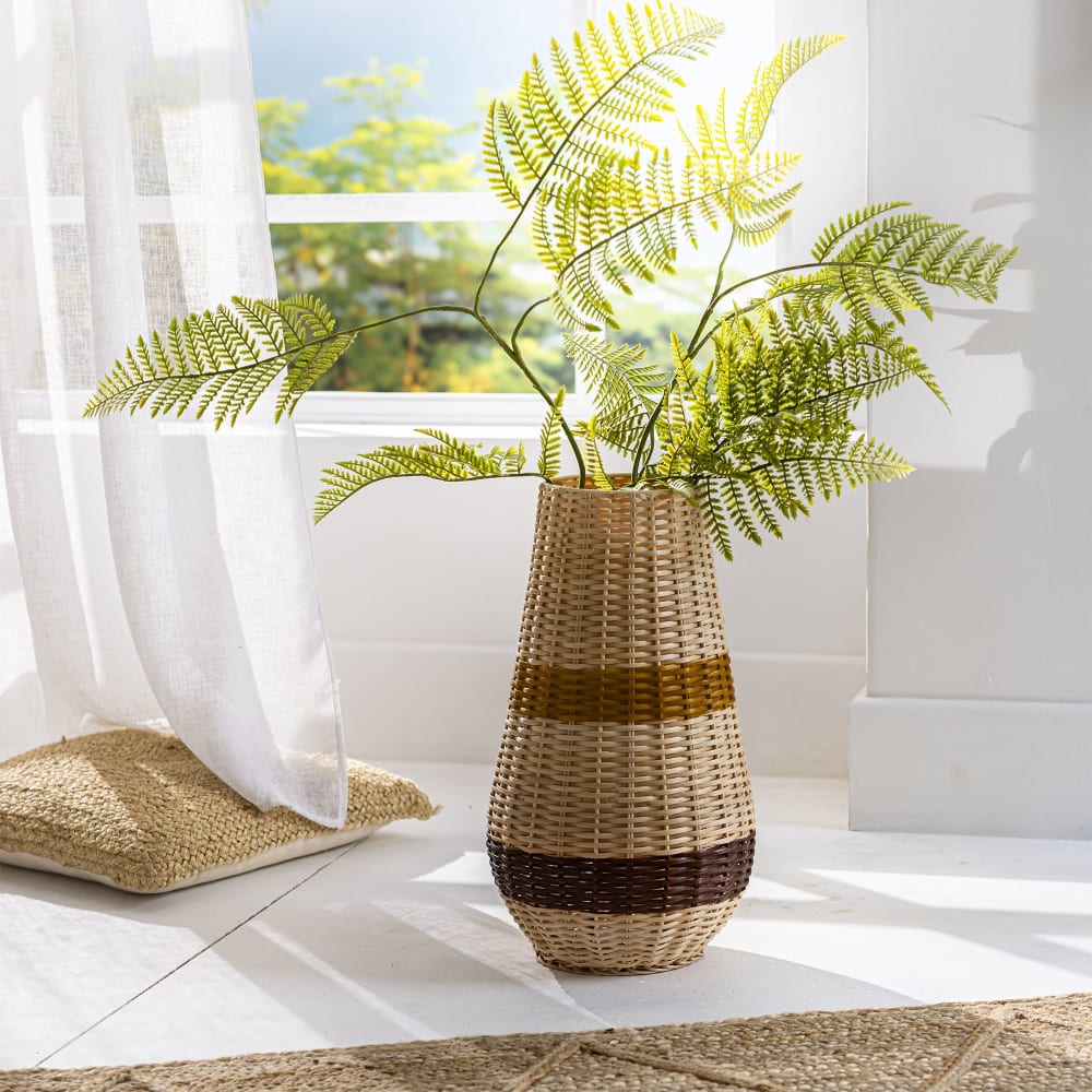 Vase en bois naturel unique — vue 3