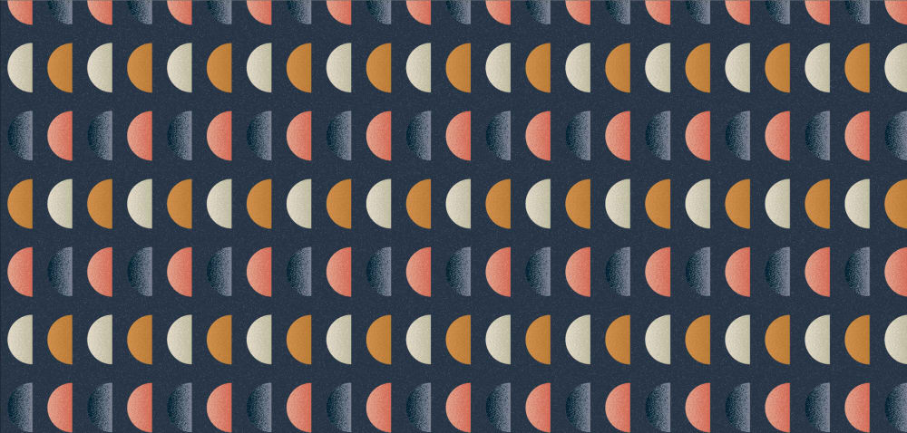 Papier peint chromadome, bleu 225 x 250cm — vue 3
