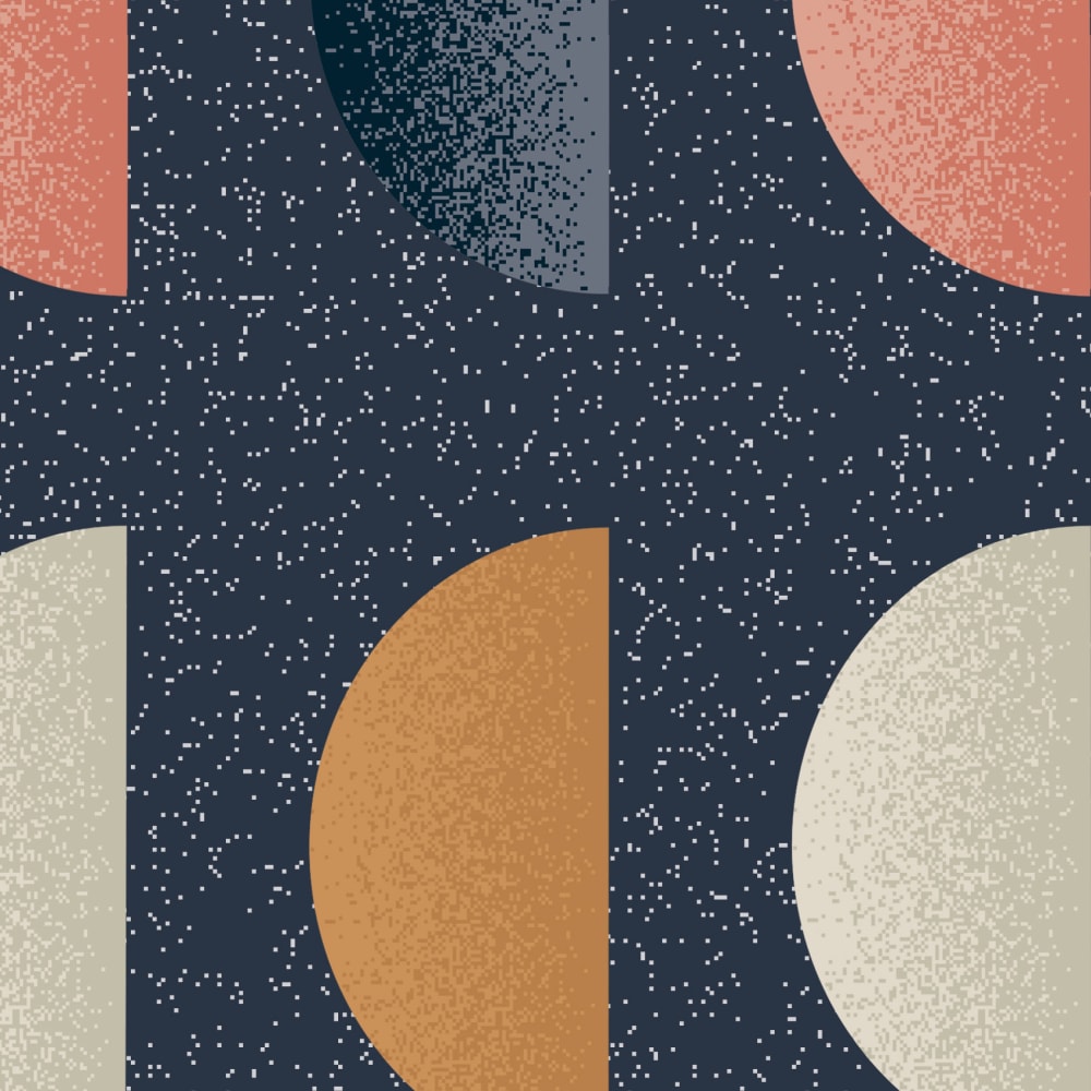 Papier peint chromadome, bleu 225 x 250cm — vue 4