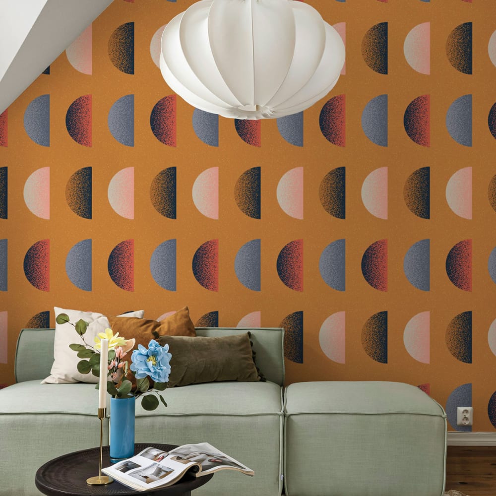 Papier peint panoramique chromadome jaune 375x250cm-made in france