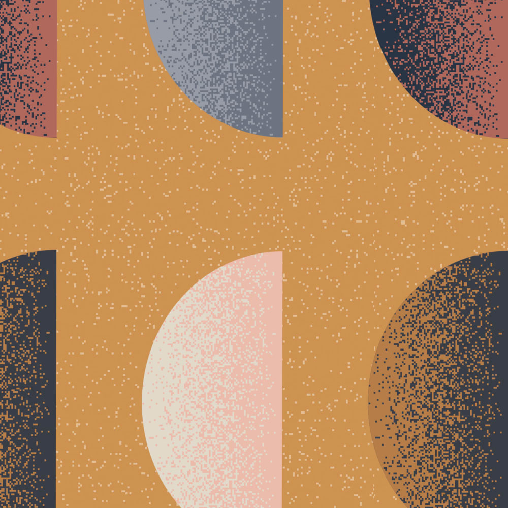 Papier peint chromadome, jaune 150 x 250cm — vue 4