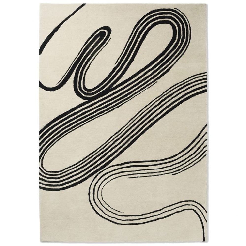 Tapis moderne haut de gamme pure laine Décor Flow Soft