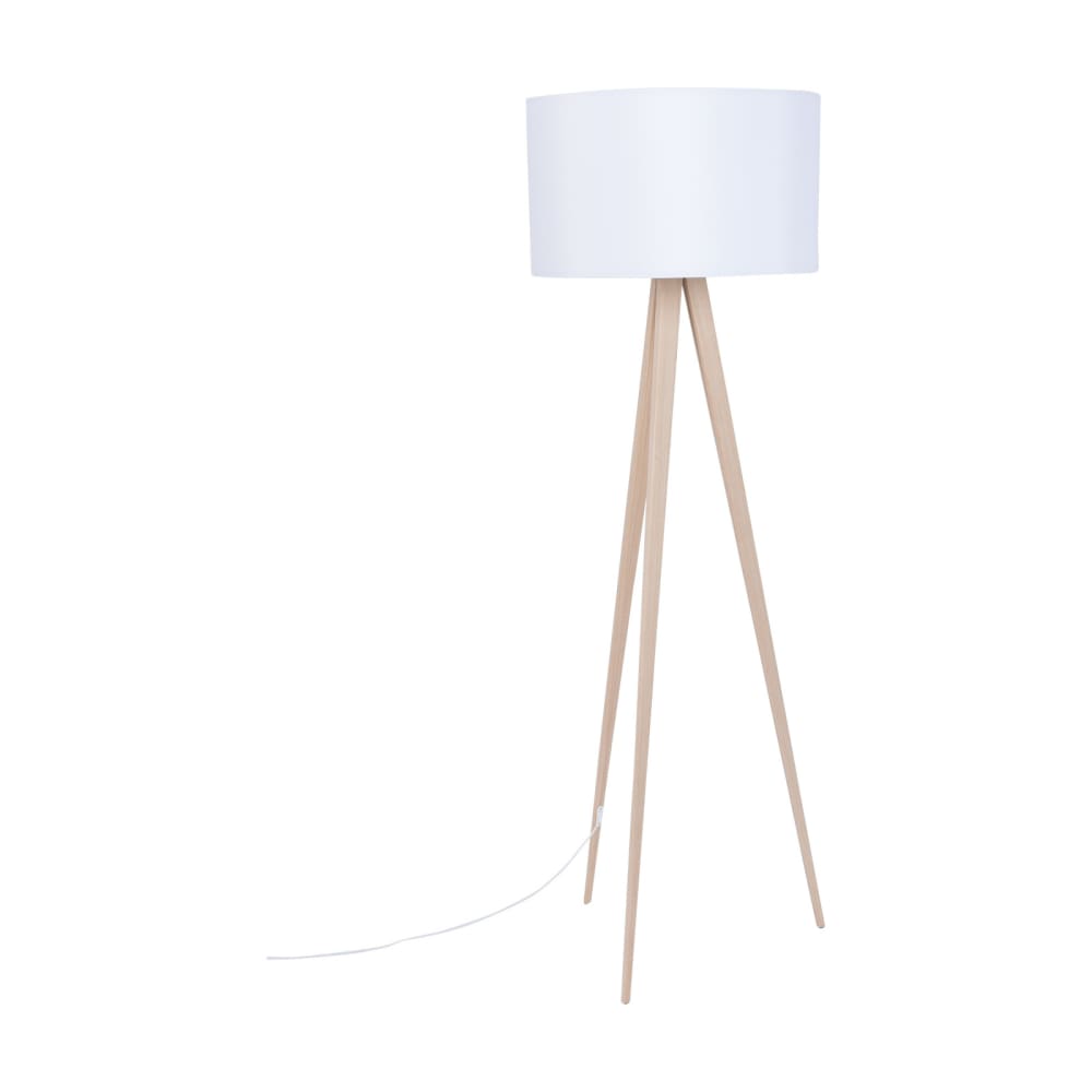 Lampadaire en bois beige