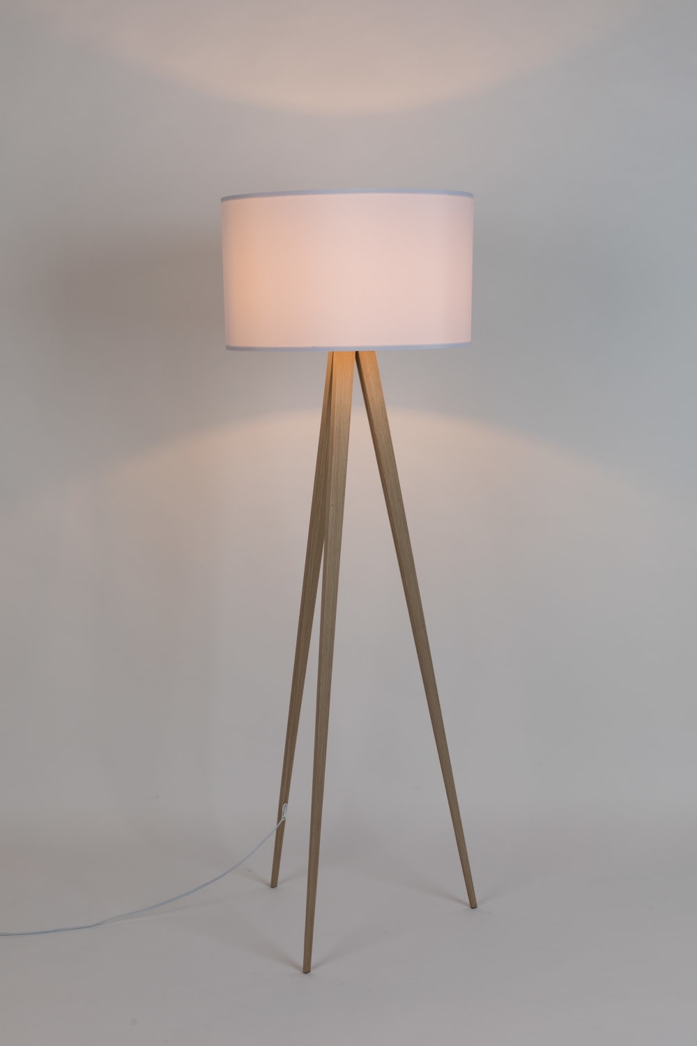Stehlampe aus Holz, beige - Maisons Du Monde