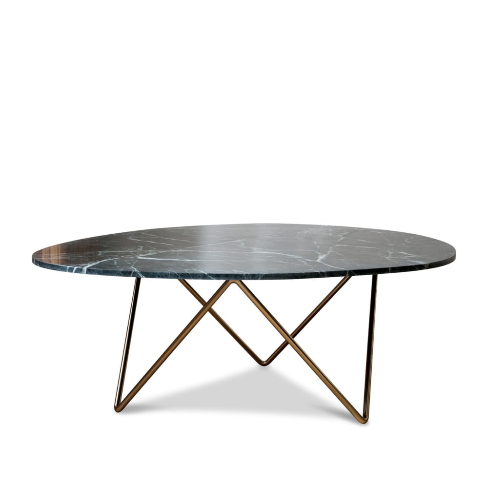 Table basse en marbre vert