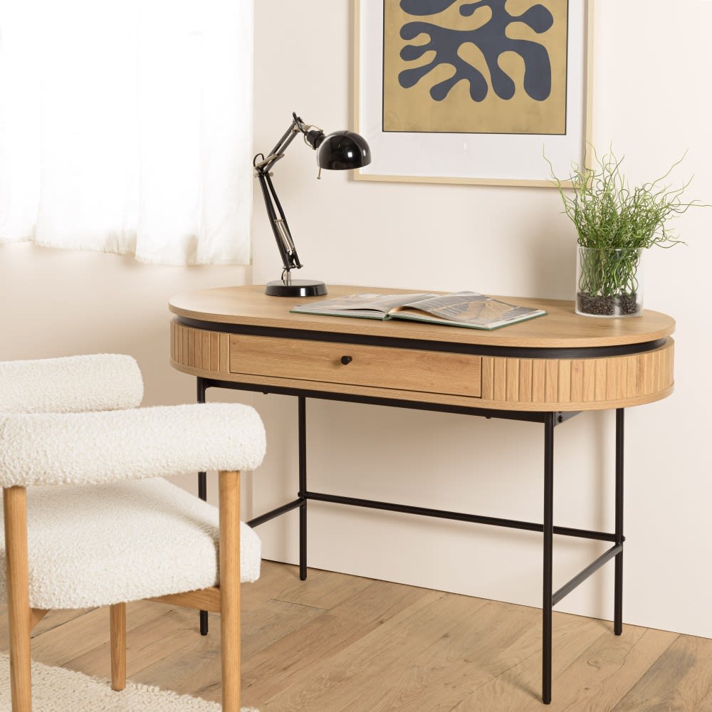 Runder Schreibtisch in Naturfarbe - Maisons Du Monde