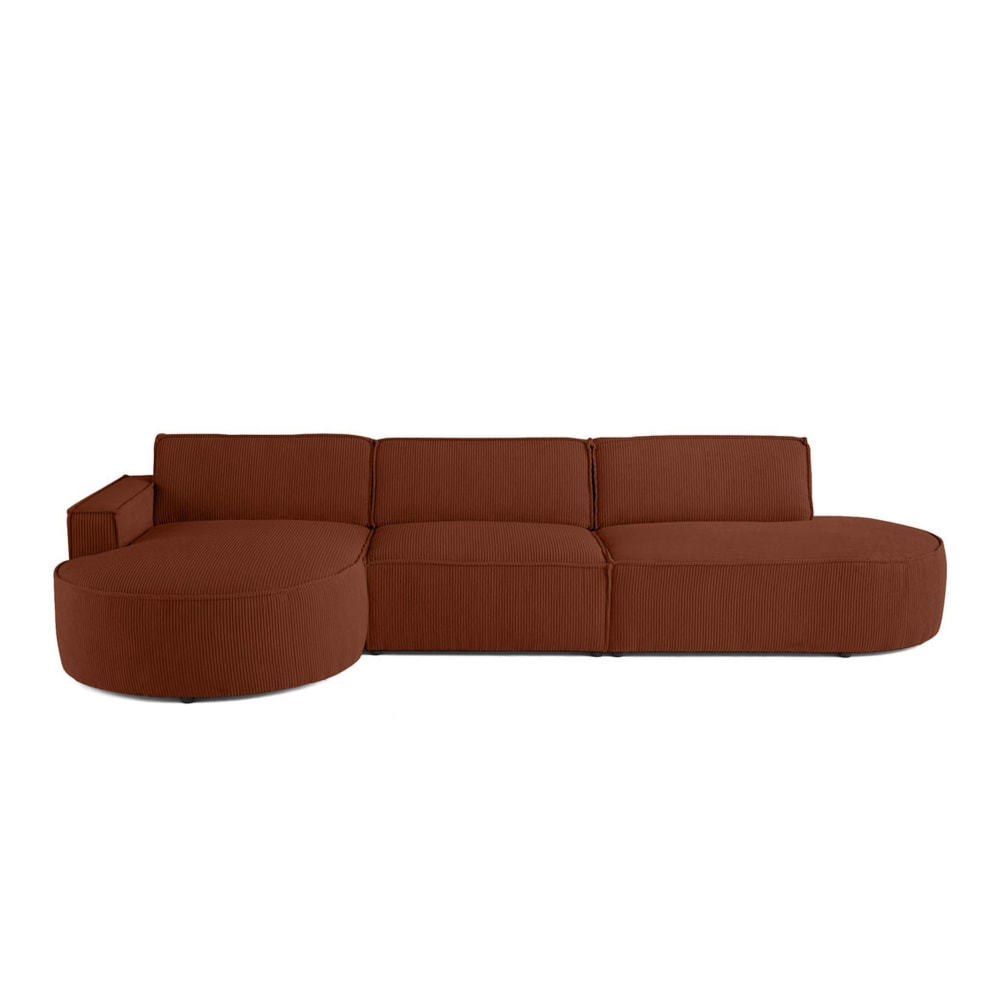 Spiaggia - canapé d'angle gauche - forme arrondie - 5 places - en