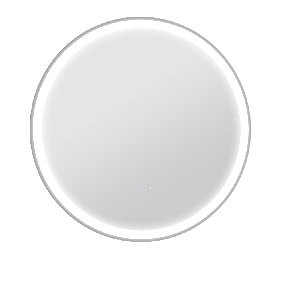 Urban Cocon Runder LED-Spiegel mit Anti-Beschlag, Touch-Sensor & Dimmlicht style modern Silber Metall