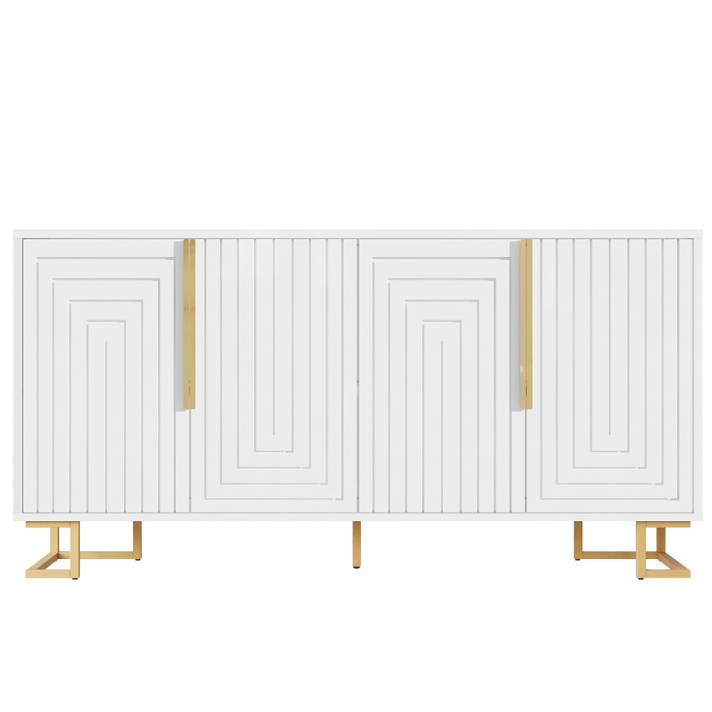 buffet blanc avec façades