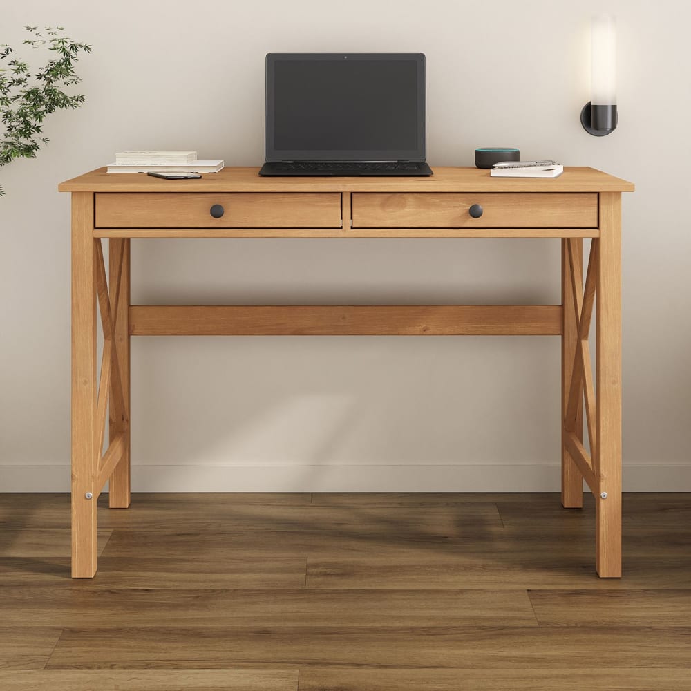 Schreibtisch aus Massivholz, Eiche - Maisons Du Monde