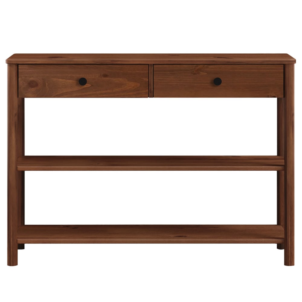 IDIMEX Konsolentisch aus Kiefer Massivholz, Kastanie style modern Braun