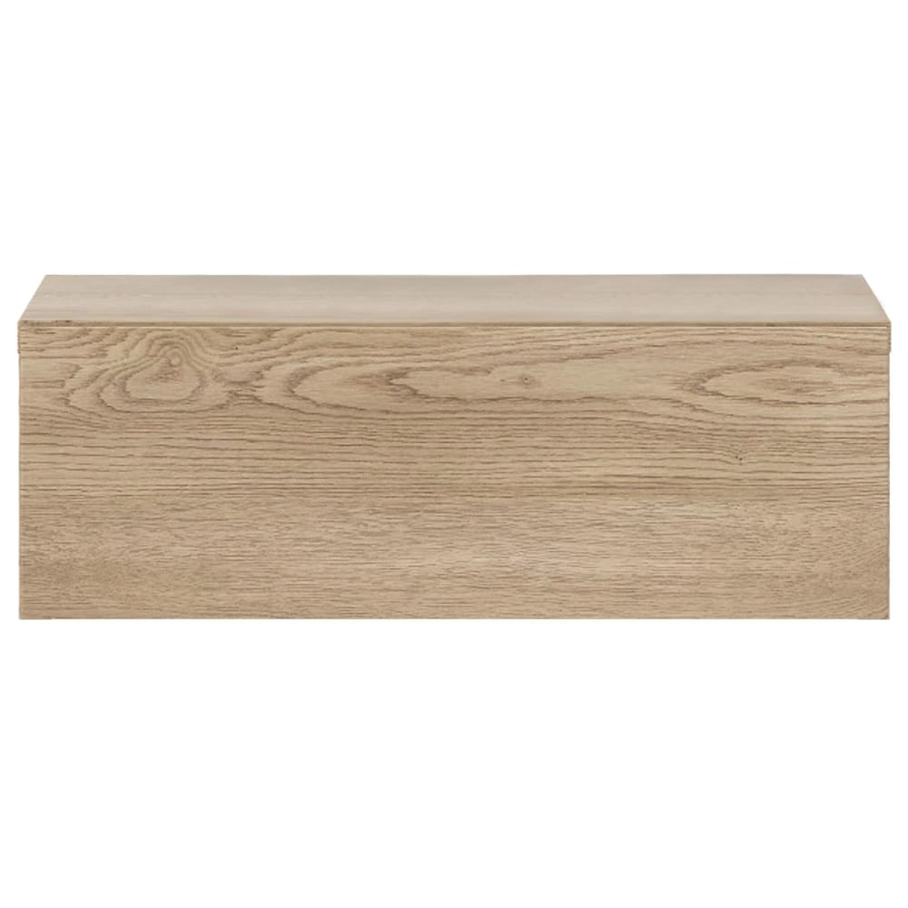 IDIMEX Hängender Nachttisch mit Wandbefestigung und Schublade, Cremona Eiche style modern Braun Spanplatte