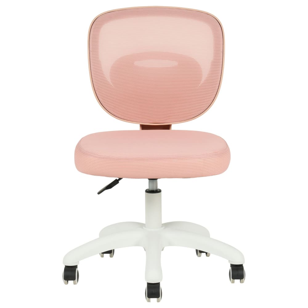 Chaise de bureau enfant sans accoudoirs réglable en hauteur, Rose