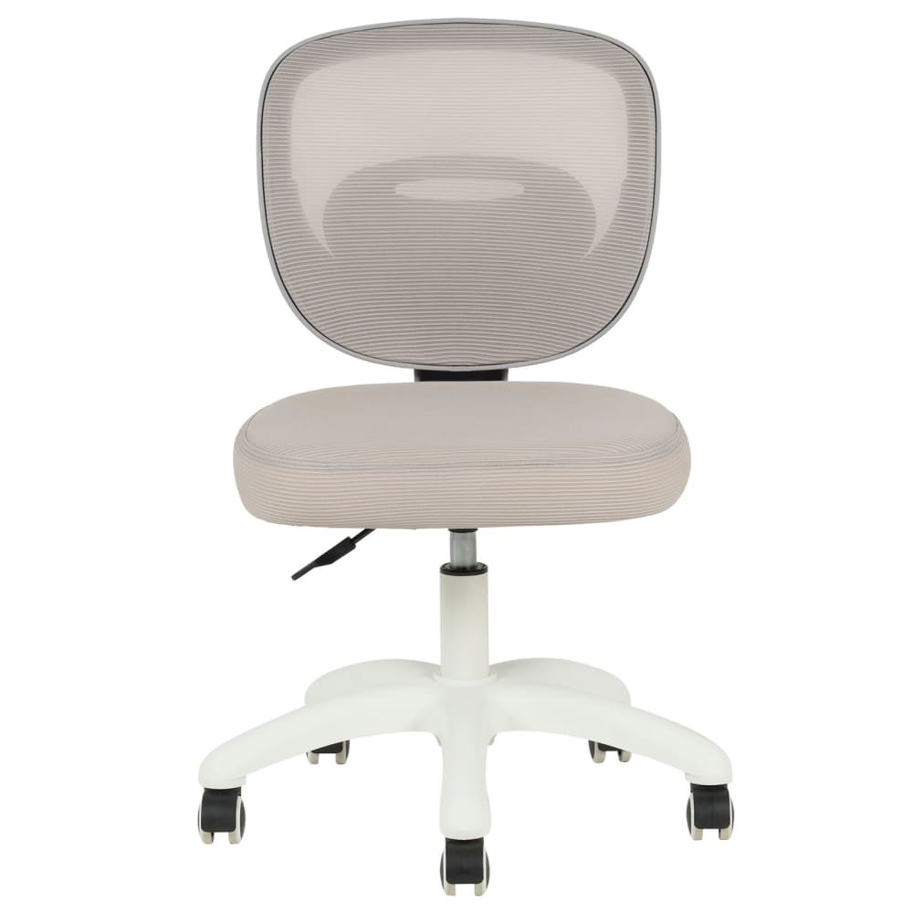 Chaise de bureau enfant sans accoudoirs réglable en hauteur, gris