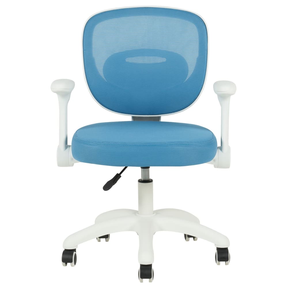 Chaise de bureau enfant avec accoudoirs réglable en hauteur, bleu