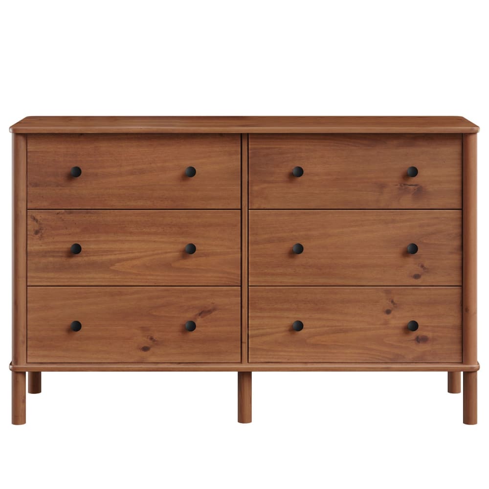 IDIMEX Kommode aus Massivholz mit 6 Schubladen, Kastanie style modern Braun
