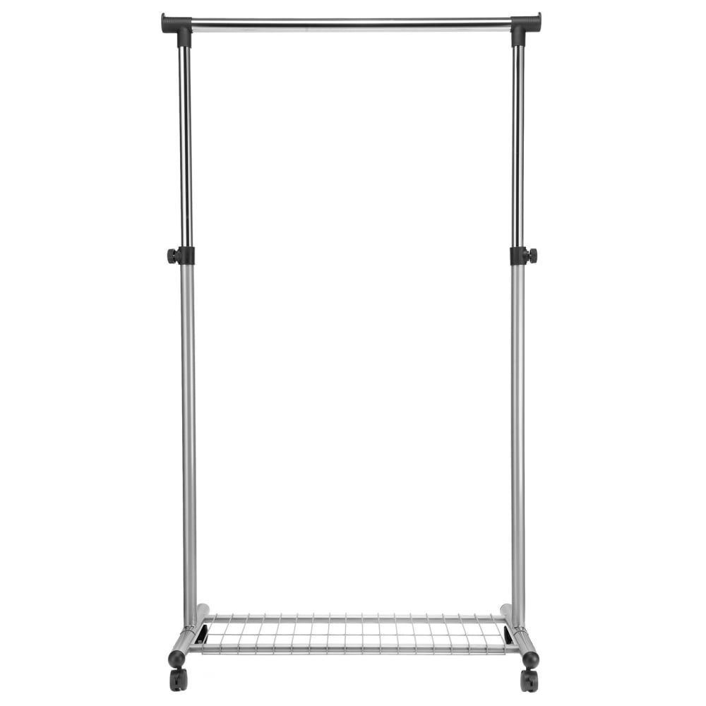 IDIMEX Garderobenwagen mit Schuhablage, grau style modern - Metall