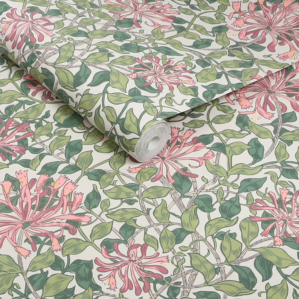 Papier peint rose chèvrefeuille 1005x52cm — vue 4