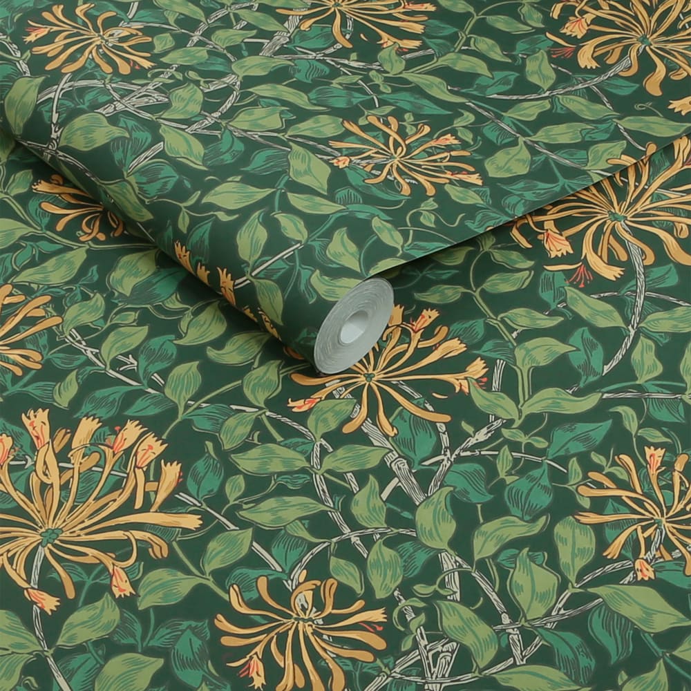 Papier peint vert chèvrefeuille 1005x52cm — vue 4