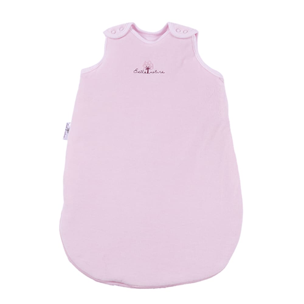 Eveil et Nature Winterschlafsack 55 cm 0-3 Monate TOG 2.5 Bio-Baumwolle style classic chic ROSA Öko-Tex Zertifikat BAUMWOLLE Baby