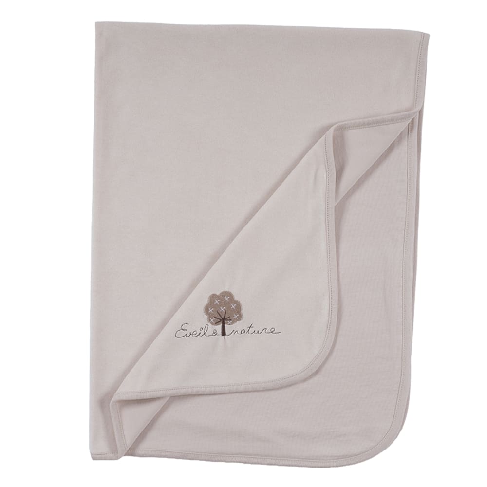Plaid velours 75x100 cm Coton bio - Maisons du Monde