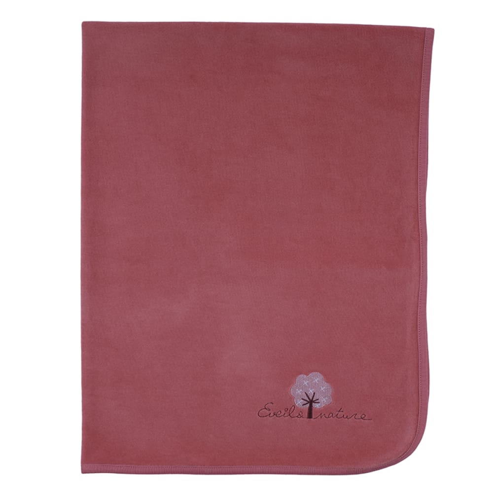 Plaid velours 75x100 cm Coton bio