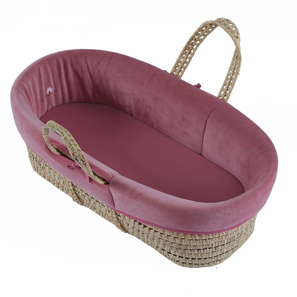 Eveil et Nature Babykörbchen Bio-Baumwolle 0-6 monate style classic chic ROT Öko-Tex Zertifikat BAUMWOLLE Baby