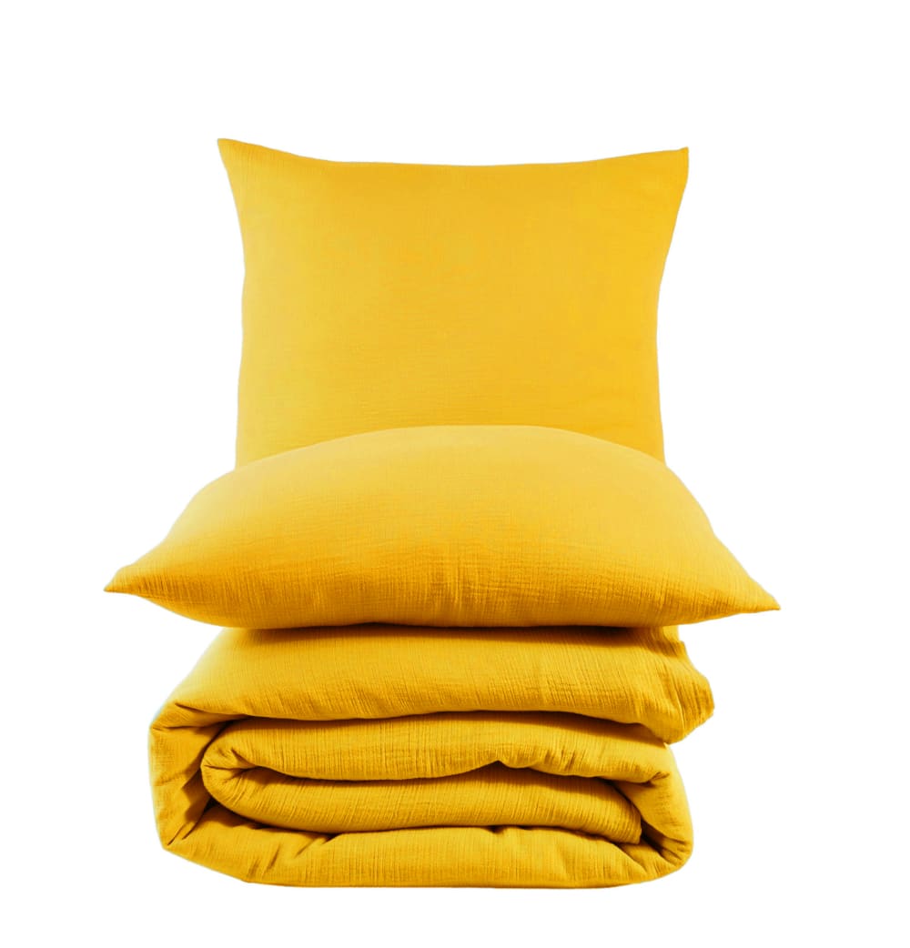 Parure de lit 2 personne 200x200 cm gaze de coton — vue 4