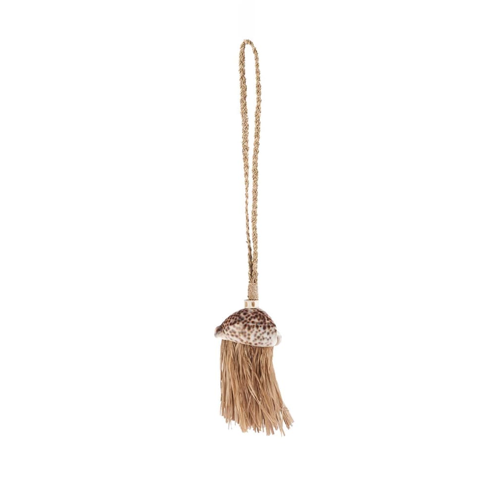 Pompon coquillage marron 9x5x45cm Pompon coquillage marron 9x5x45cm