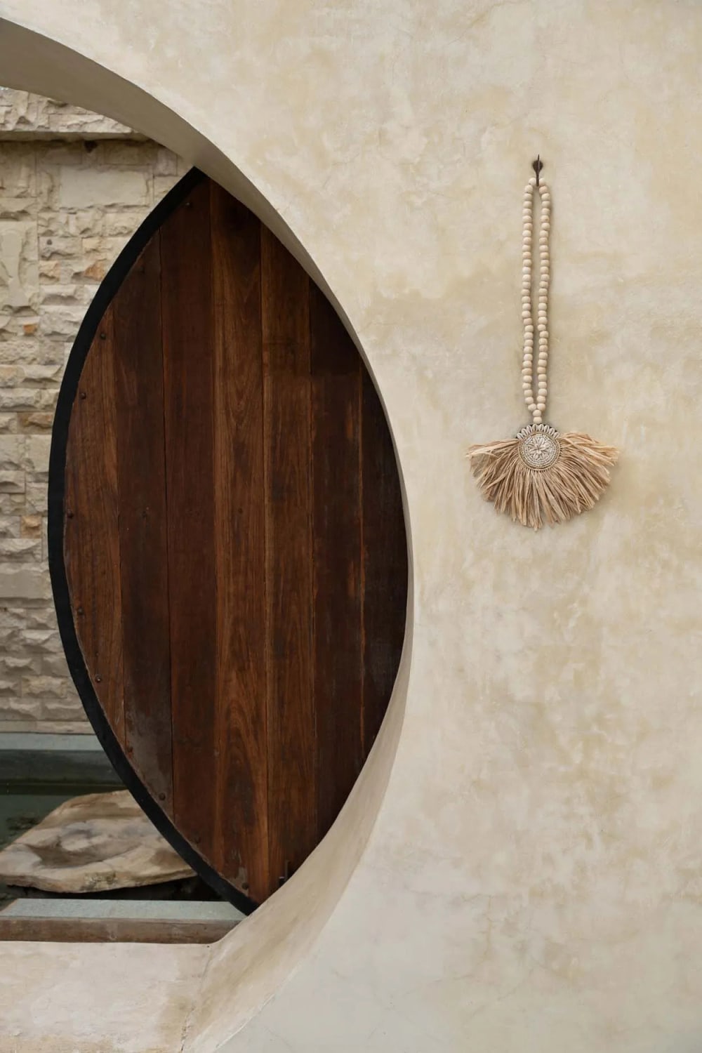 Quaste aus muscheln in braun, 30x1x70cm - Maisons Du Monde