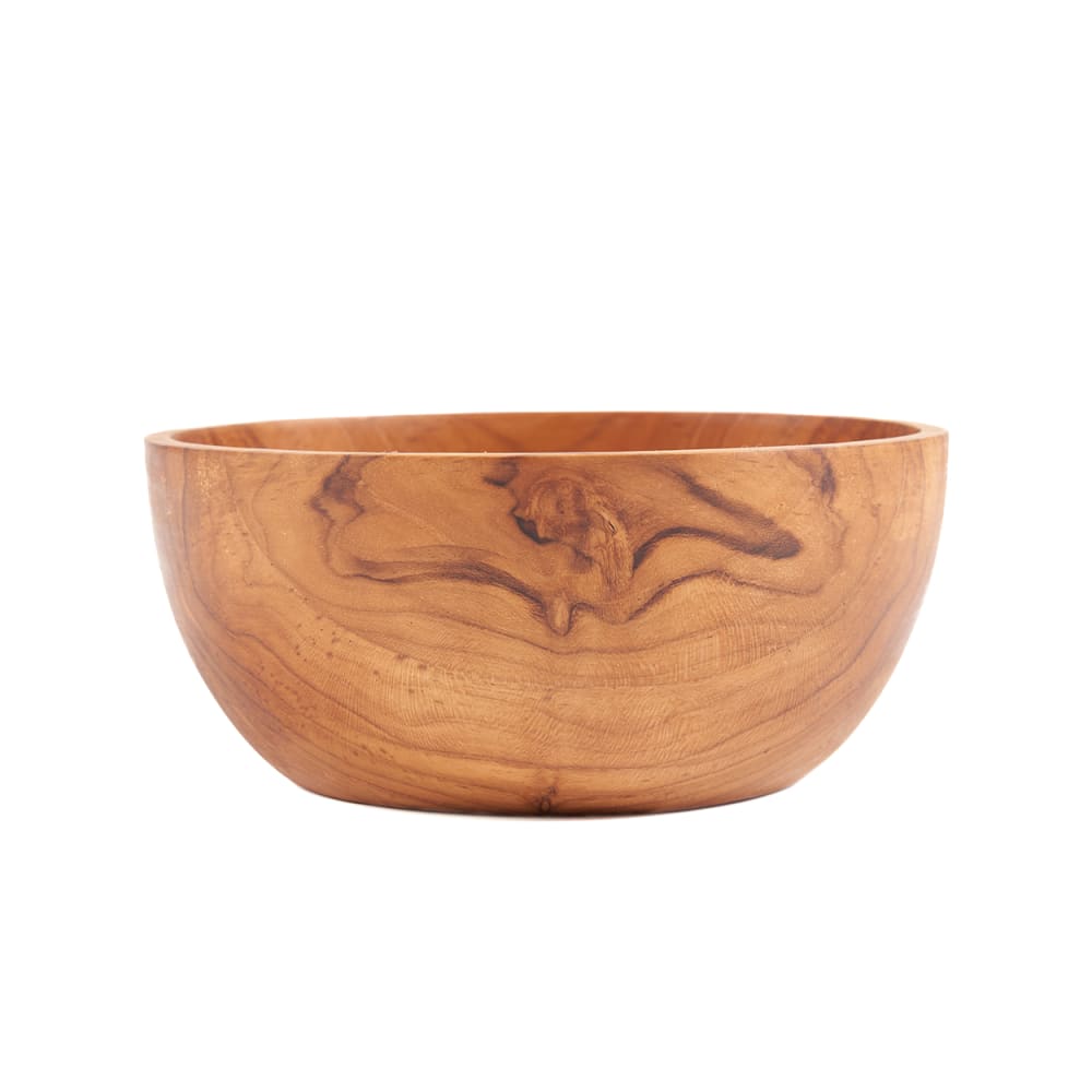 Bol bois de teck marron 16x16x7cm