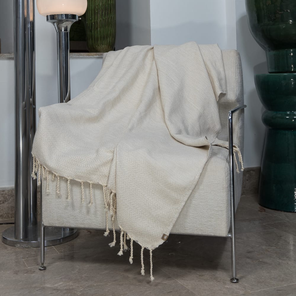 Plaid coton lin 160x250