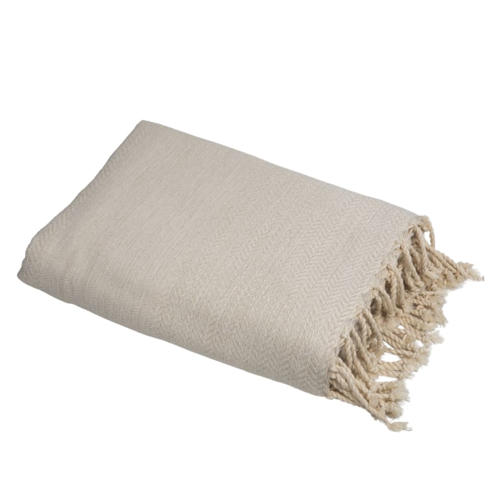 Plaid coton lin 160x250 — vue 3