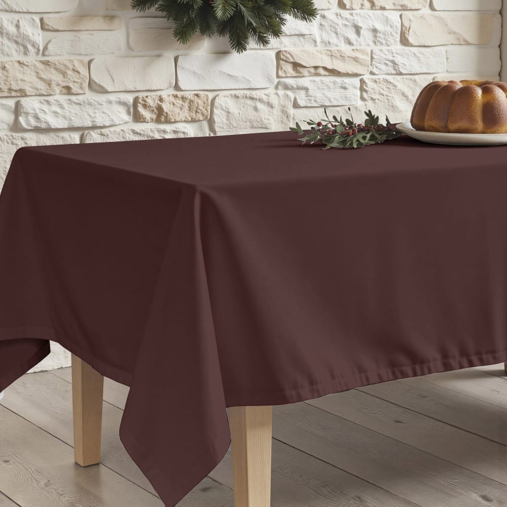 Fleckenabweisende Tischdecke, 100% Baumwolle mehrfarbig 450x155