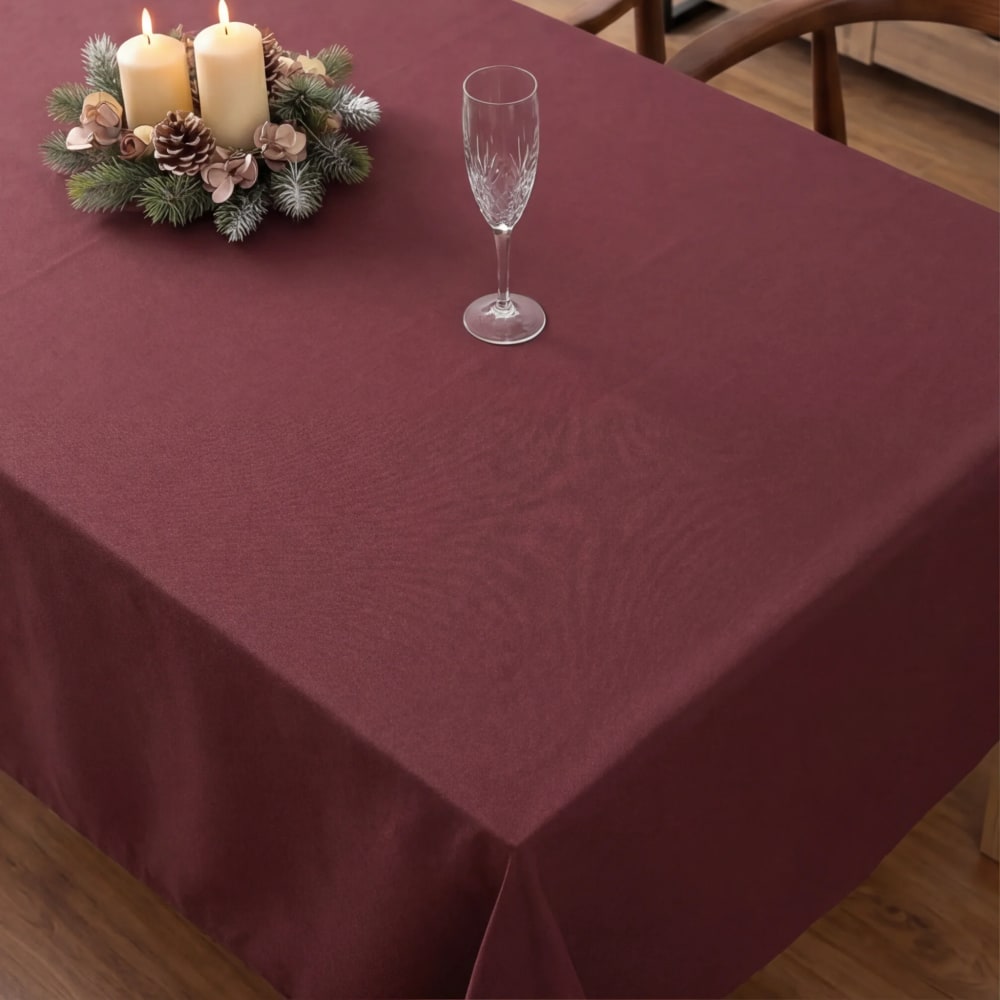 Muare Home Fleckenabweisende Tischdecke, 100% Baumwolle mehrfarbig 500x155 cm - Baumwolle