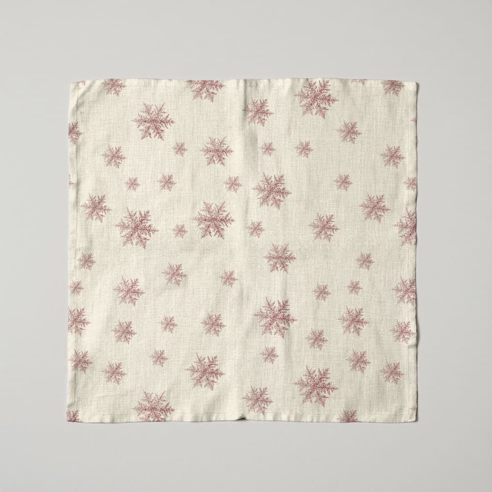 Servietten aus 100% Baumwolle (x2) rot 43x43 cm - Maisons Du