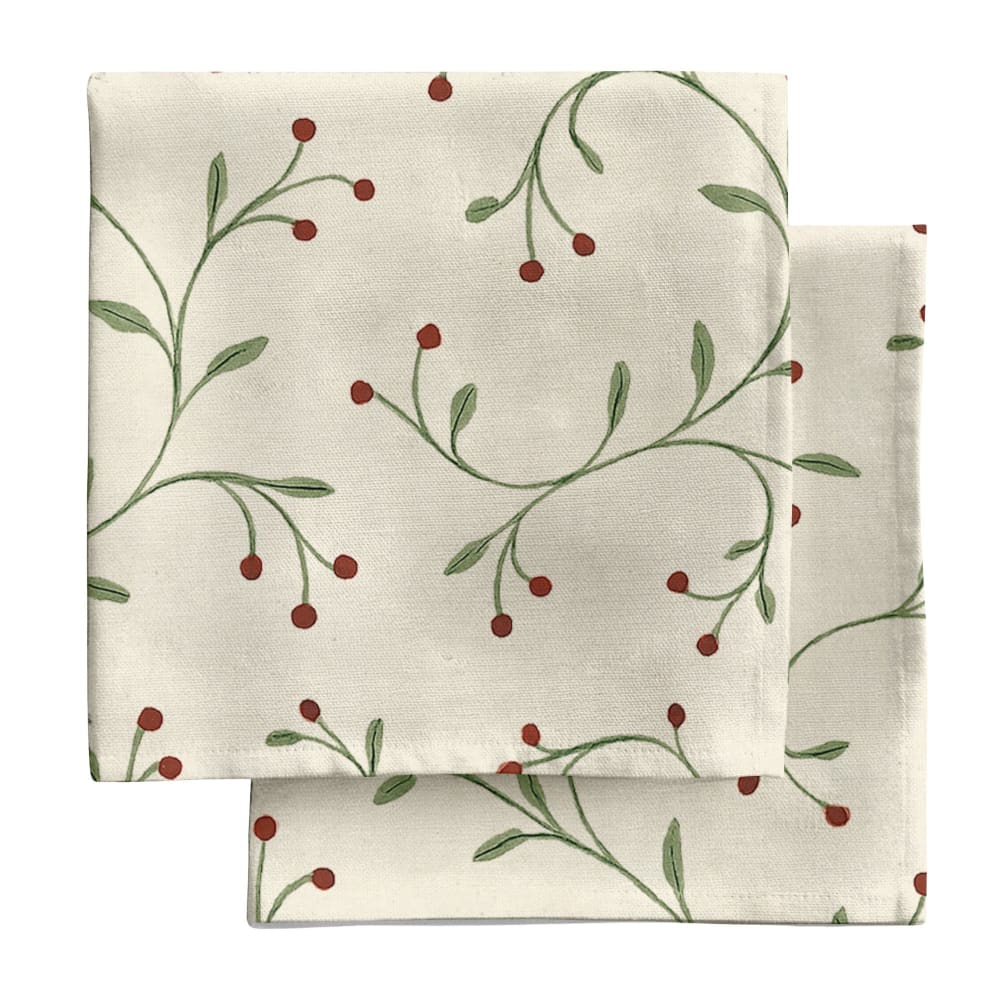Serviettes 100 % coton (x2) multicolore 43x43 cm Serviettes 100 % coton (x2) multicolore 43x43 cm