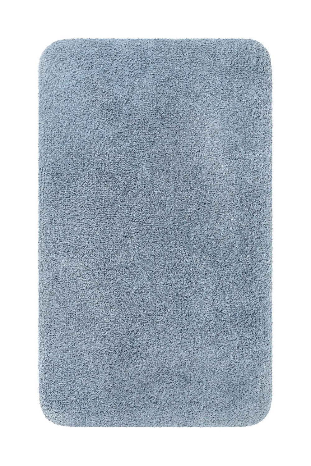 Homie Living Badematte uni aus Polyester blaugrau 60x100 style modern Öko-Tex Zertifikat - Pes - Polyester