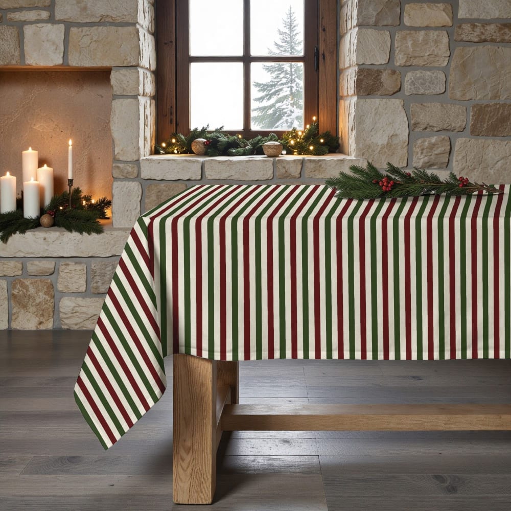 Muare Home Fleckenabweisende Tischdecke, 100% Baumwolle mehrfarbig 300x155 cm - Baumwolle