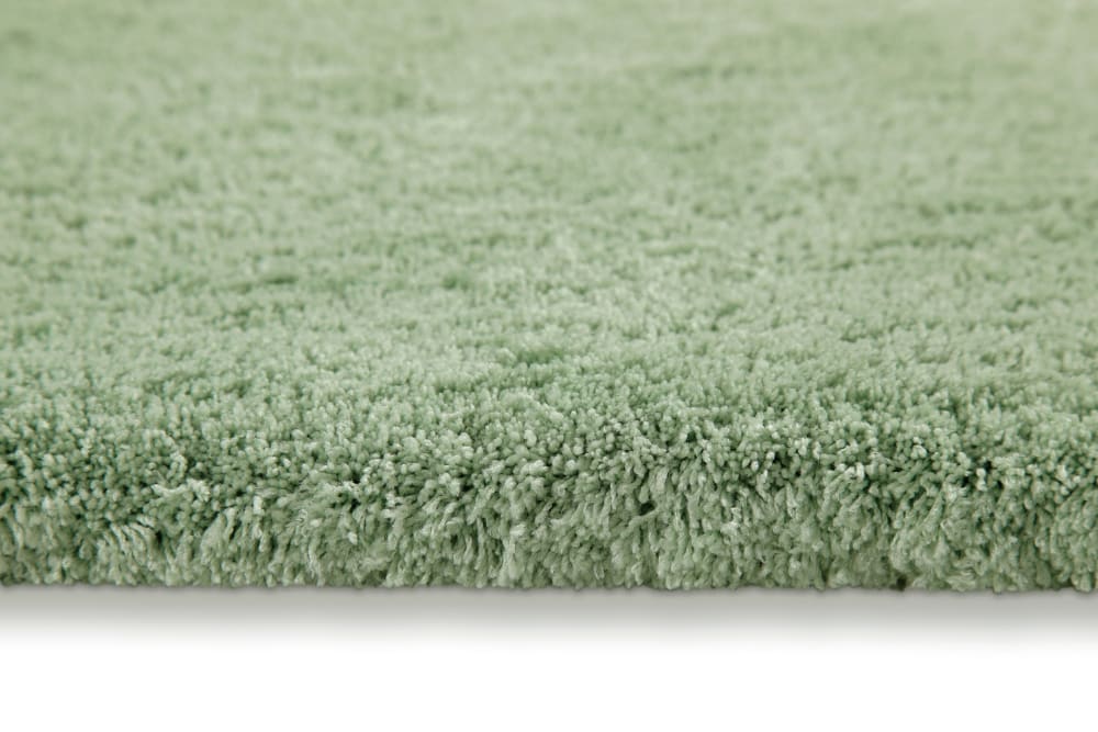 Tapis de bain rond uni en polyester tilleul 90 cm — vue 4