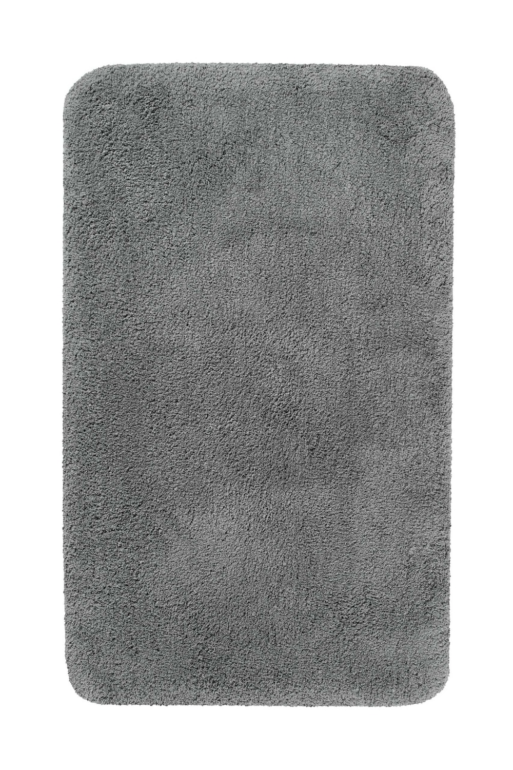 Homie Living Badematte uni aus Polyester schiefergrau 80x150 style modern Öko-Tex Zertifikat - Pes - Polyester