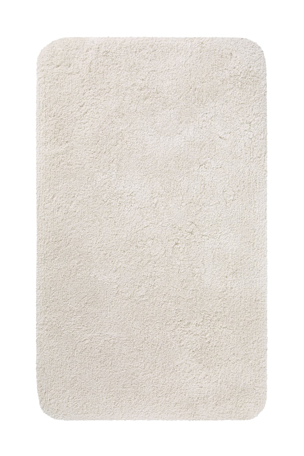 Homie Living Badematte uni aus Polyester elfenbein 60x100 style modern Beige Öko-Tex Zertifikat Pes - Polyester