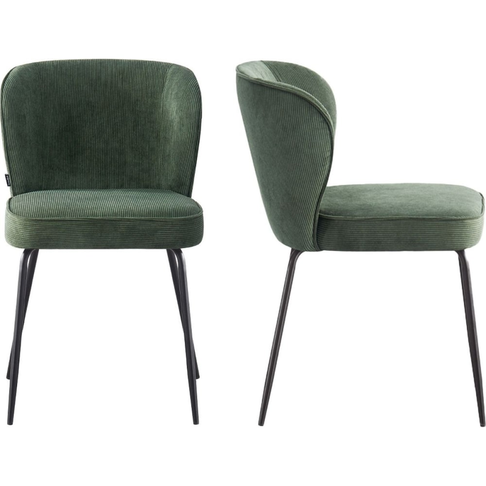 Lot de 2 chaises en velours