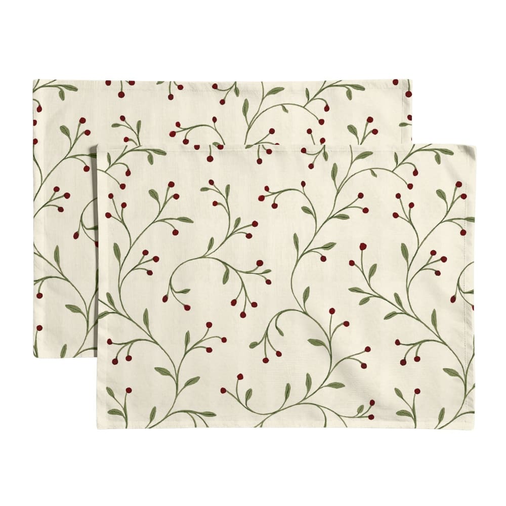 Lot de 4 sets de tables résistant anti-taches multicolore 35x50 cm