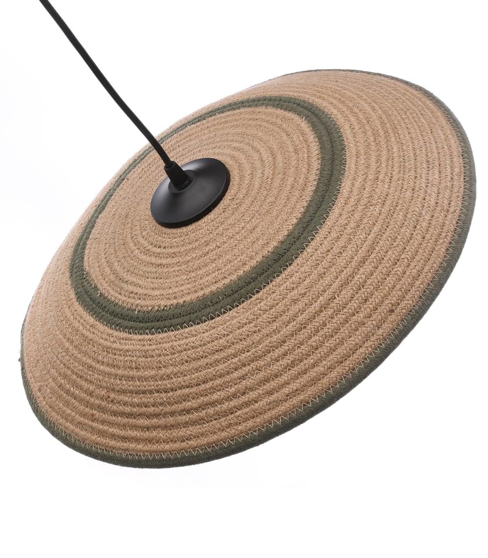 Suspension en jute vert, d.50 cm — vue 3