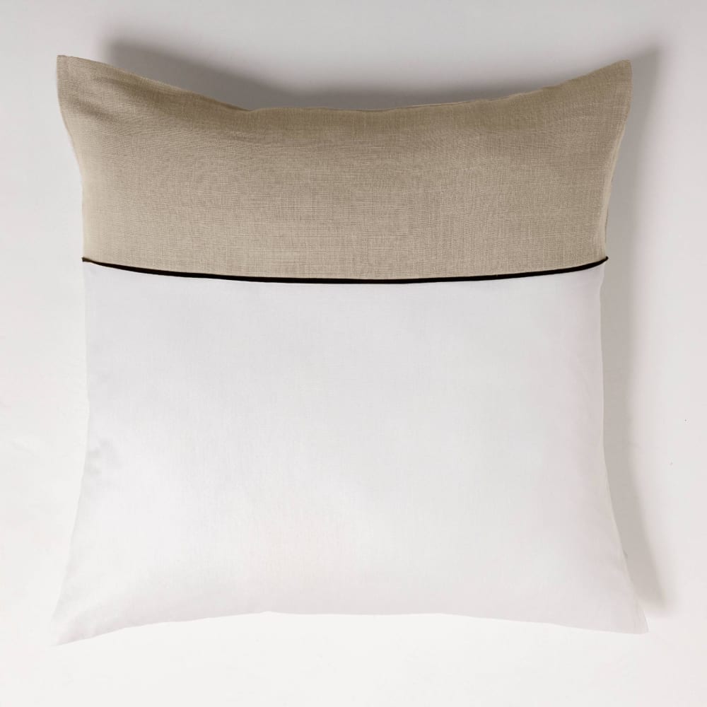 Parure de lit coton uni et tissé 240x220 cm