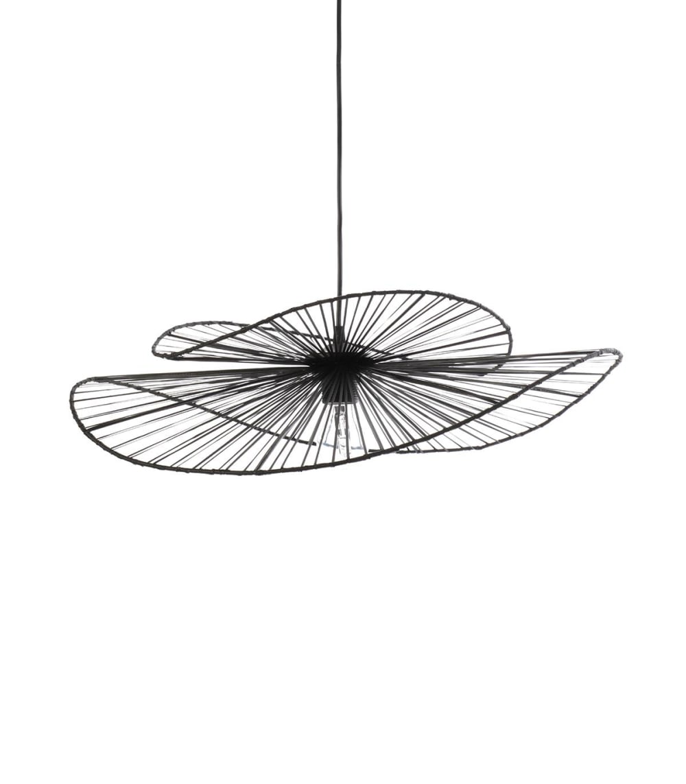 Suspension en polypropylène recyclé noir, h. 15,50  cm